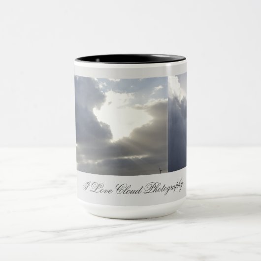 I Love Cloud Photography Cup マグカップ (中央)