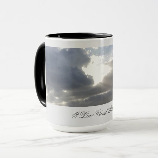 I Love Cloud Photography Cup マグカップ (正面左)