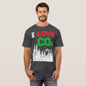 I Love CO2 Diesel気候変動ギフトおもしろい Tシャツ (正面フル)
