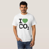 I Love CO2 - I Leaf Carbon Dioxide Men's Value Tシャツ (正面フル)