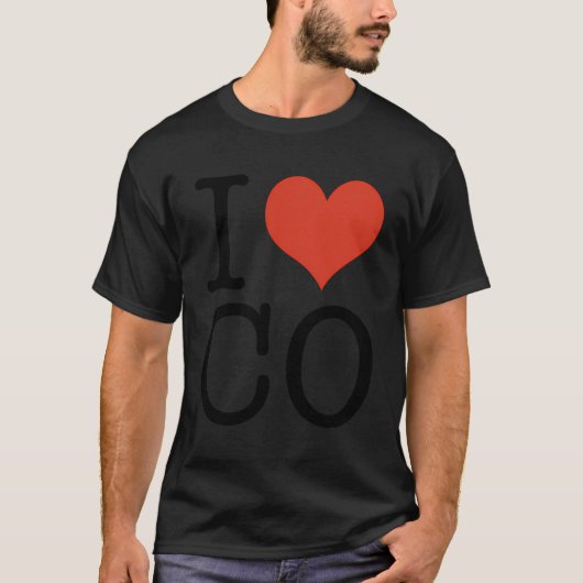 I Love Co Colorado Usa American Tシャツ (正面)