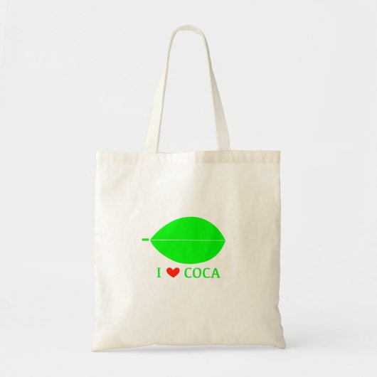 I LOVE COCA tote bag  トートバッグ (正面)