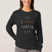 I Love Coding 1 Tシャツ (正面)