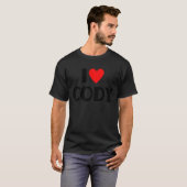 I Love Cody - IハートCody Tシャツ (正面フル)