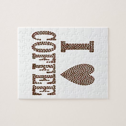 I Love Coffee ジグソーパズル (横)