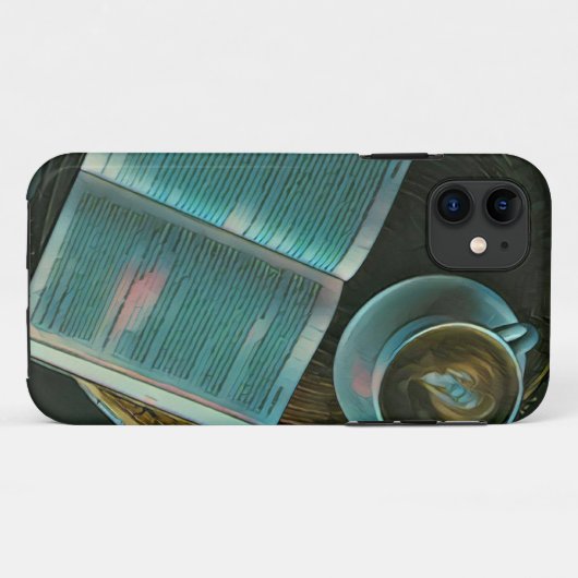 I love coffee and books Case-Mate iPhoneケース (裏面(横))