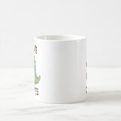 I Love Coffee Design – Cute Coffee Lover  コーヒーマグカップ (中央)