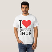 I love coffee shop tシャツ (正面フル)