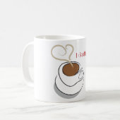I love coffee time! コーヒーマグカップ (正面左)