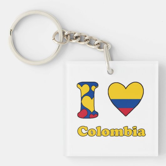 I love Colombia キーホルダー (正面)