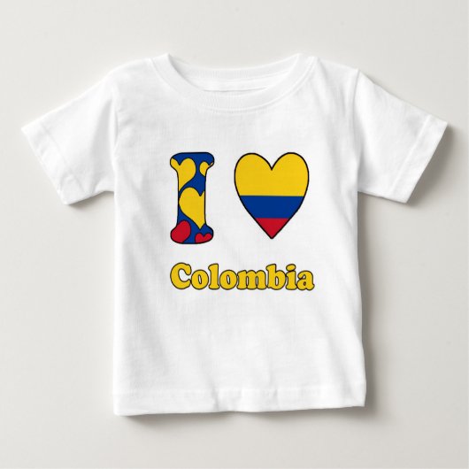 I love Colombia ベビーTシャツ (正面)