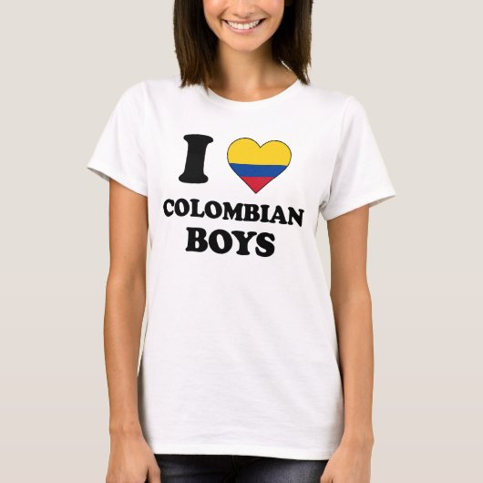 I love Colombian Boys Tシャツ (正面)