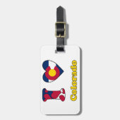 I love Colorado ラゲッジタグ (正面縦)