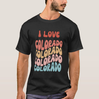 I Love Colorado State Of Colorado Usa Tシャツ