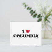 I Love Columbiaミズーリ ポストカード (スタンド正面)