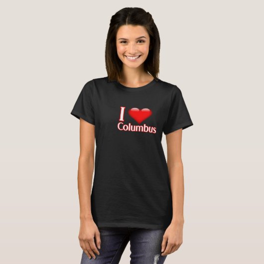 I Love Columbus Tシャツ (正面フル)