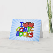 I Love Comic Books カード (正面)