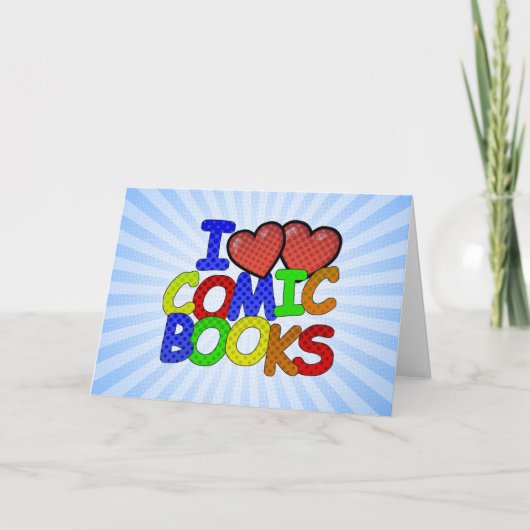 I Love Comic Books カード (正面)