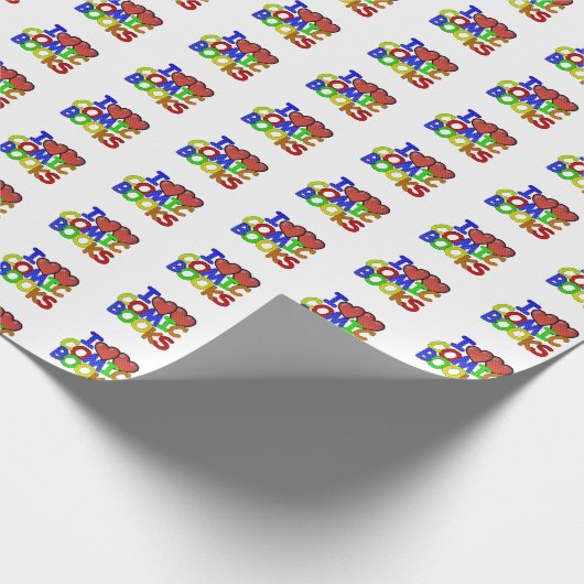 I Love Comic Books ラッピングペーパー (角)