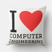 I love computer engineering  クッション (正面)
