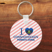I Love Conshohocken, PA キーホルダー (正面)