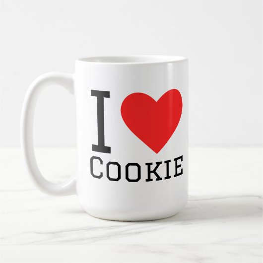 I love cookie コーヒーマグカップ (左)