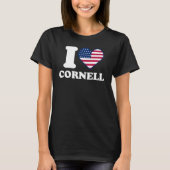 I love Cornell I heart Cornell Tシャツ (正面)