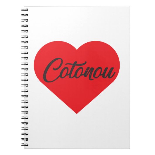 I Love Cotonou - Benin ノートブック (正面)
