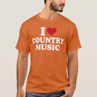 I Love Country Music boy family Tシャツ
