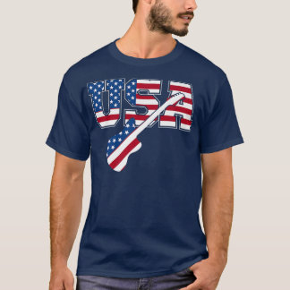 I Love Country Music USAヴィンテージギターアメリカンF Tシャツ