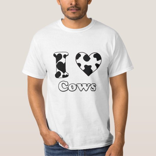 I love cows tシャツ (正面)
