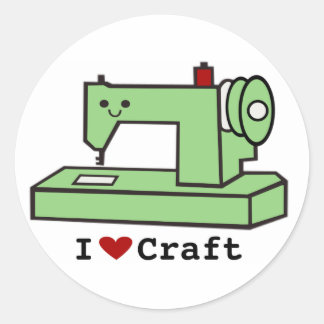 I Love Craft -かわいい裁縫機 ラウンドシール