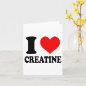 I Love Creatine  カード (黄色い花)
