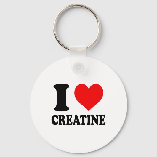 I Love Creatine  キーホルダー (正面)