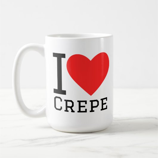 I love crepe コーヒーマグカップ (左)