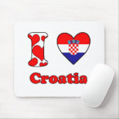 I love Croatia マウスパッド (マウス)