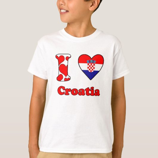 I love Croatia Tシャツ (正面)