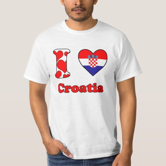 I love Croatia Tシャツ (正面)
