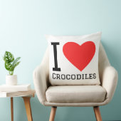 I love crocodiles クッション (椅子)