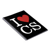 I ❤️ Love CS – カスタマーサービス部門 –  ノートブック (右側)