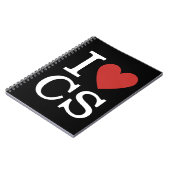 I ❤️ Love CS – カスタマーサービス部門 –  ノートブック (左側)