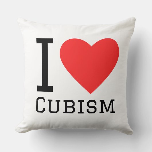 I love cubism クッション (正面)