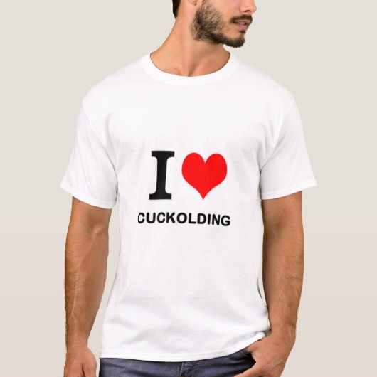 i love cuckolding tシャツ (正面)
