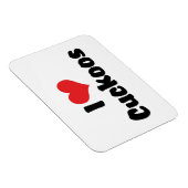 I Love Cuckoos – カッコウハート マグネット (右側)