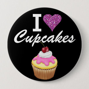 I Love Cupcakes - SRF 缶バッジ