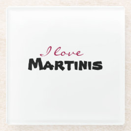 I love [customize] ガラスコースター