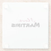 I love [customize] ガラスコースター (裏面)