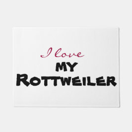 I love [customize] ドアマット