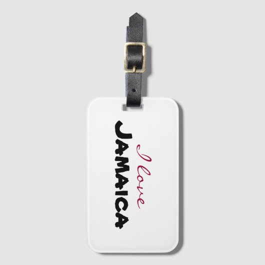 I love [customize] ラゲッジタグ (正面縦)