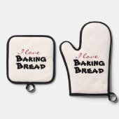 I love [customize] 鍋つかみ&鍋敷きセット (正面)